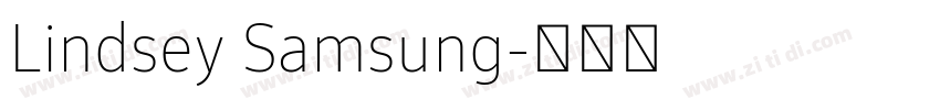 Lindsey Samsung字体转换
